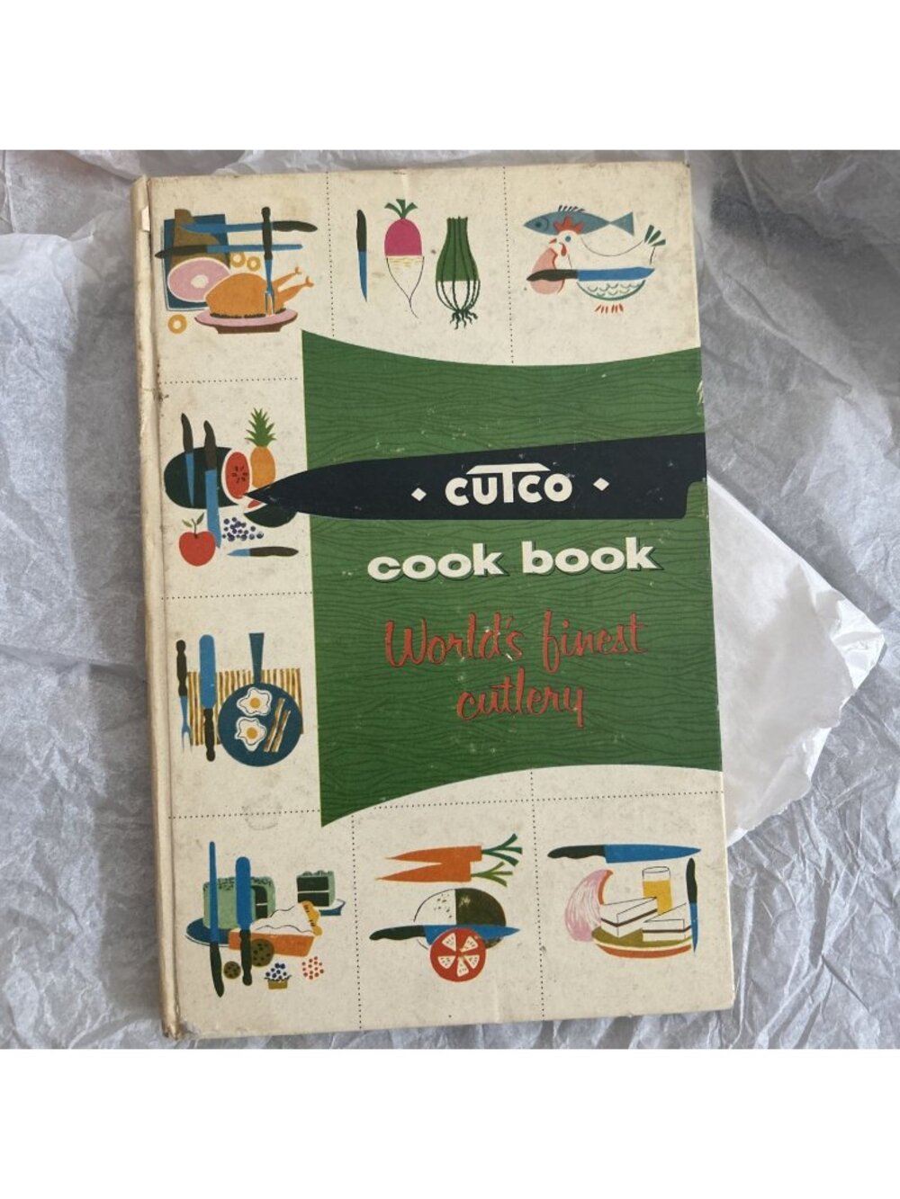 Cutco Cookbook World's Finest Cutlery HC Vol 1 See 1961 Cookbook Recipes Vintage